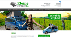 Desktop Screenshot of kleinecamper.nl